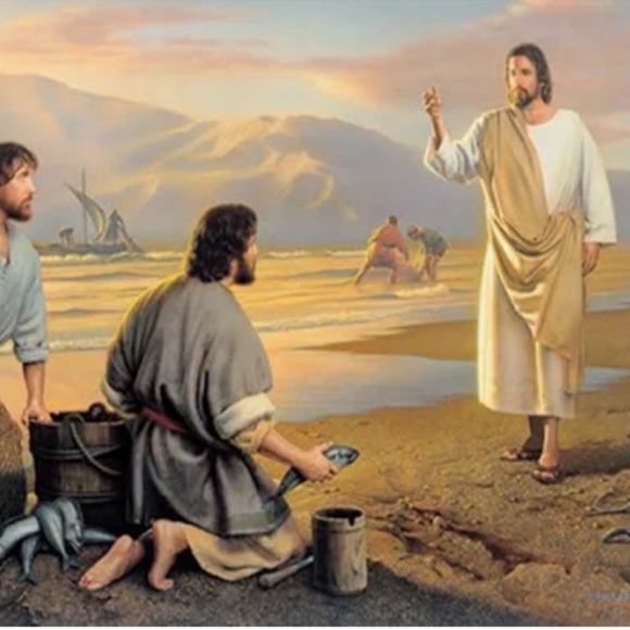 Sterling Silver Ichthus Fish Ring - Picture 4 of 10